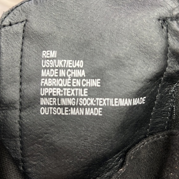 Shoe dazzle Heeled Suede Remi Women  Boots Black Size 9 - Picture 7 of 7